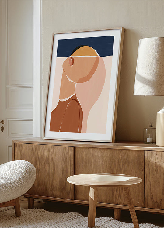 Plakat Pół twarzy, pół słońca