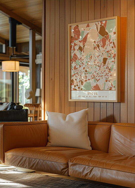 Czarny plakat z mapami odcieni ziemi 79