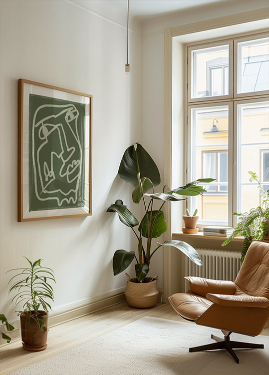 Zielony abstrakt