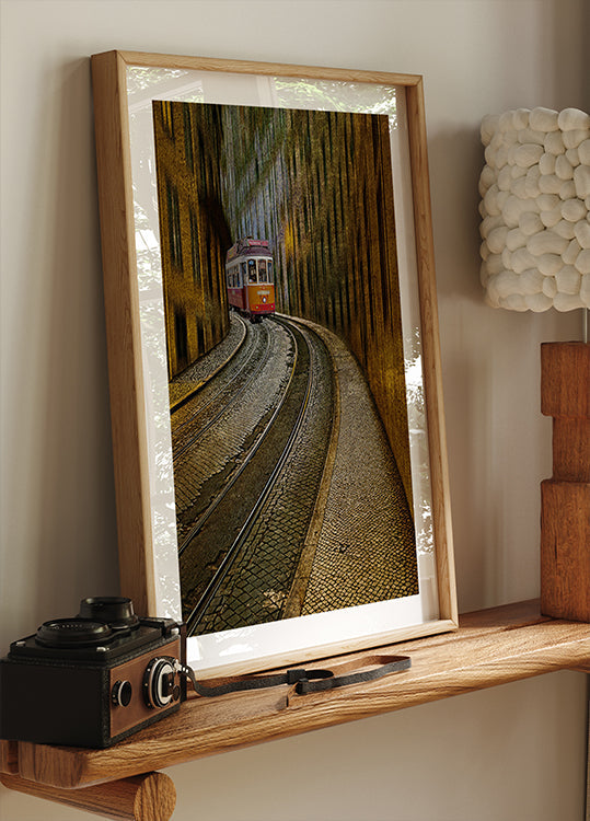 Plakat Kolej z tramwajem