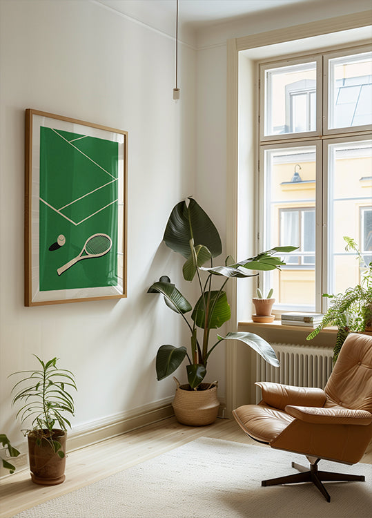 Plakat klubu tenisowego Rosi Feist
