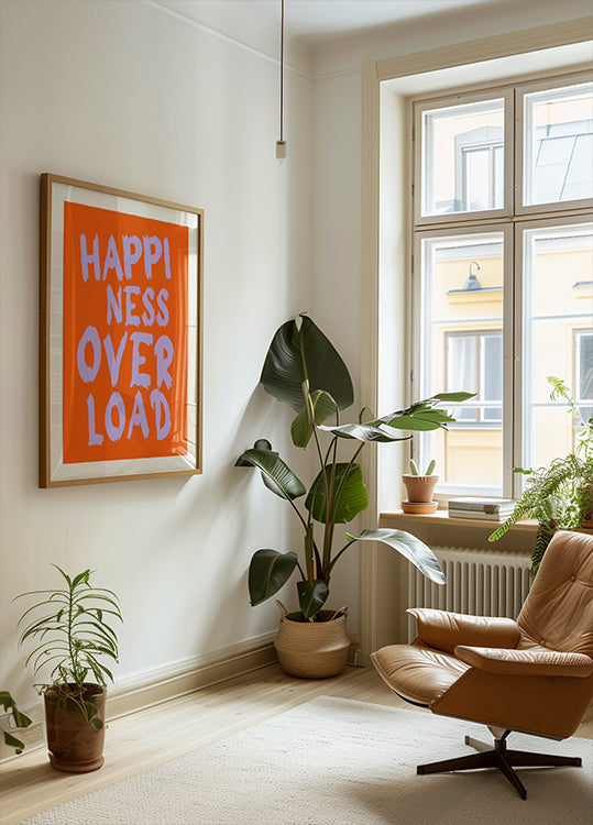 Plakat Przeciążenie szczęściem