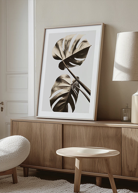 Plakat Monstera Gold 08