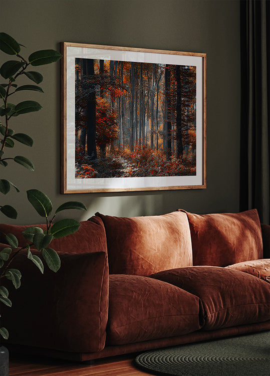 Malowanie plakatu leśnego