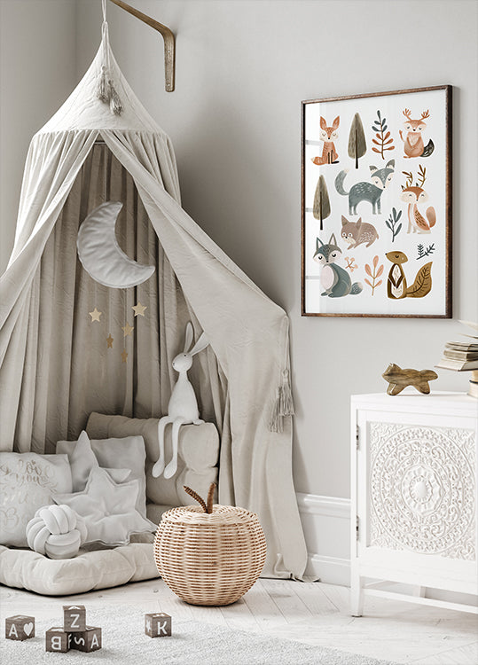 Plakat ze zwierzętami nr 1