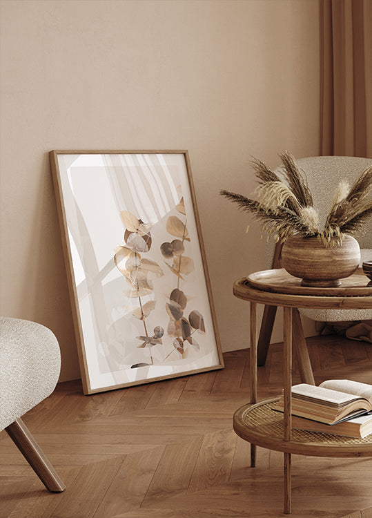 Plakat Eucalyptus Creative Gold 01