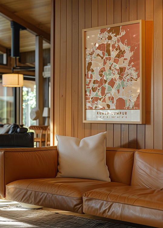 Czarny plakat z mapami odcieni ziemi 37