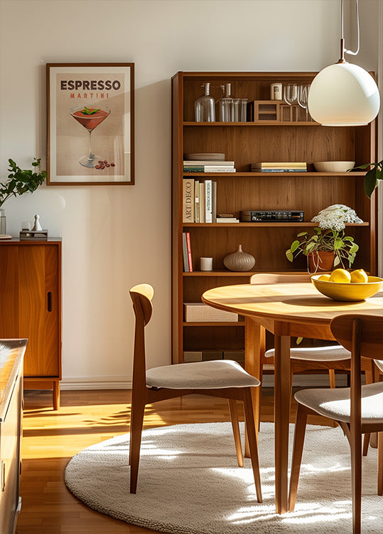 Plakat dekoracyjny baru koktajlowego Espresso Martini