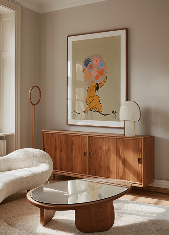 Plakat Świat na jej ramionach