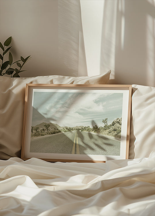 Vintage Joshua Trees, plakat przy Park Boulevard