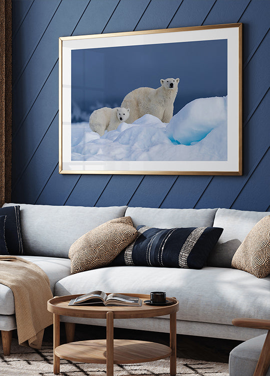 Plakat z mamą i dzieckiem