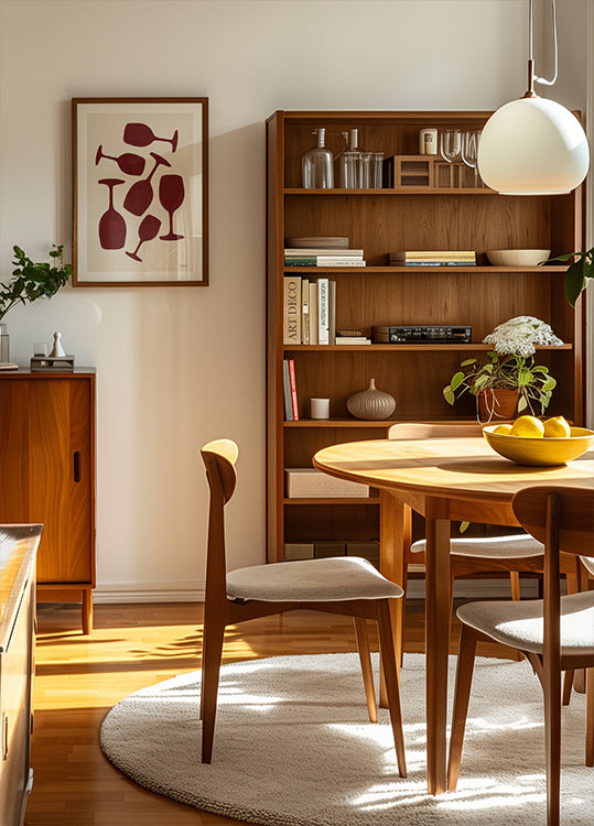 Streszczenie kieliszki do wina plakat