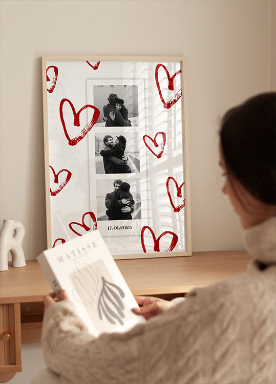 Plakat z kolażem zdjęć z mojego pierwszego roku