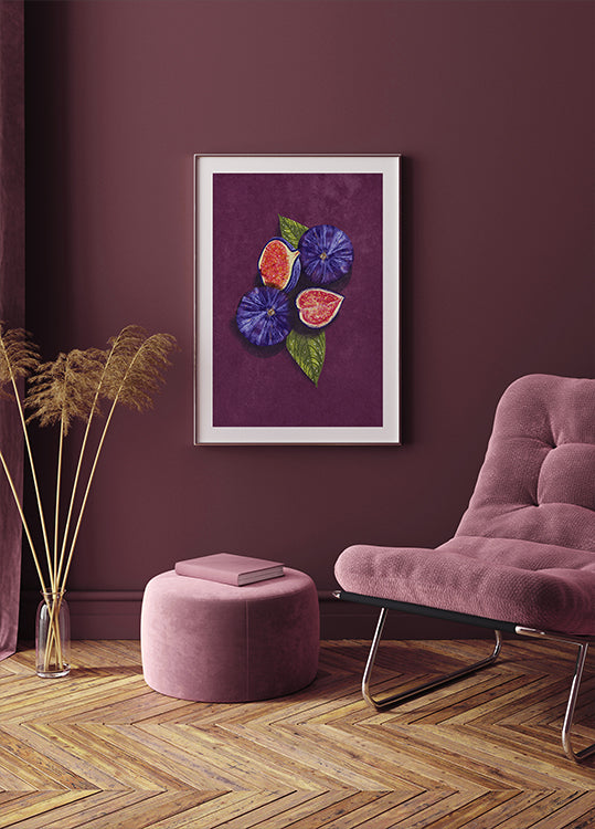 Plakat życia w stylu fig