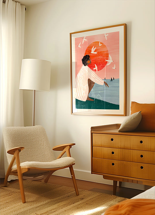 Zachód słońca na moim własnym plakacie