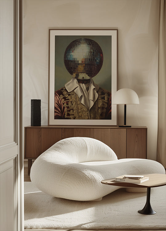 DiscoHead King / Altered Collage Art (NOWOŚĆ)