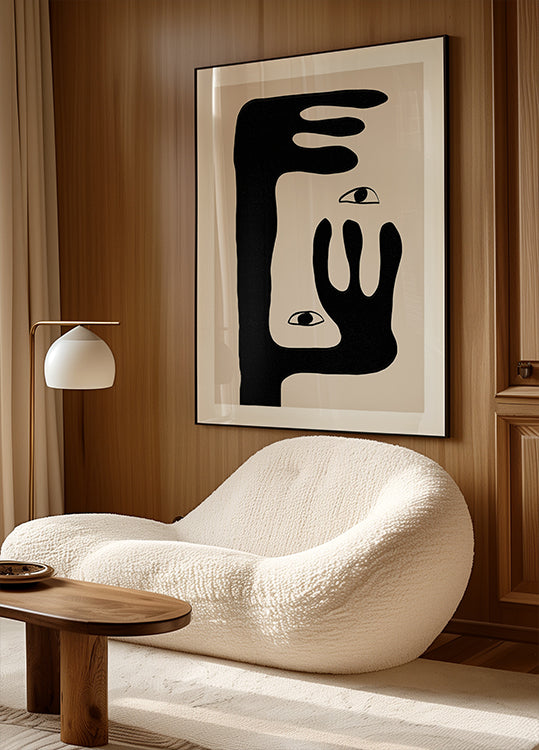 Plakat surrealistycznego spojrzenia