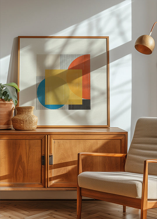 Plakat harmonii geometrycznej