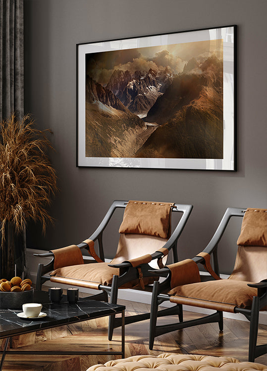 Ogromny plakat Mont Blanc