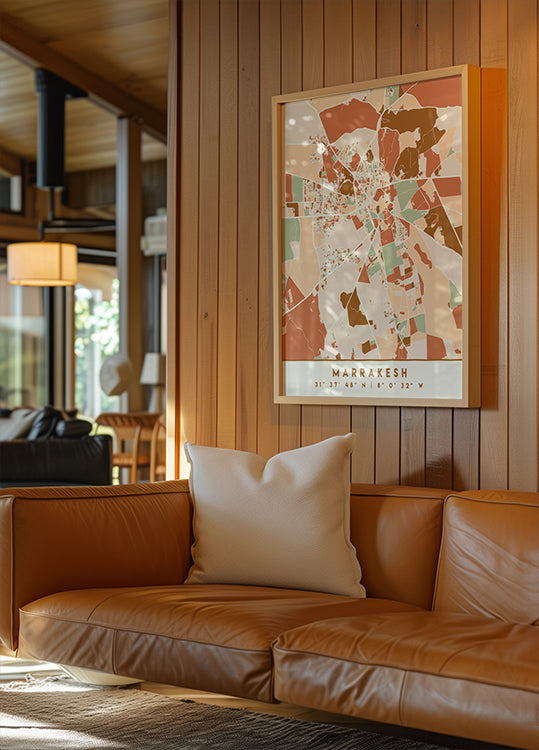 Czarny plakat z mapami odcieni ziemi 47