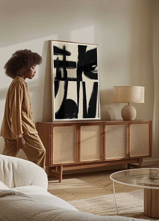 Plakat z tańcem odważnych uderzeń