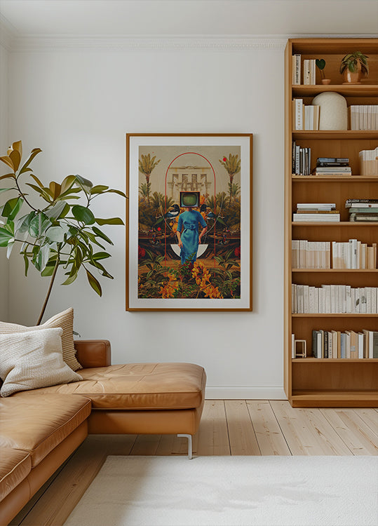 Tutaj plakat asymetrii