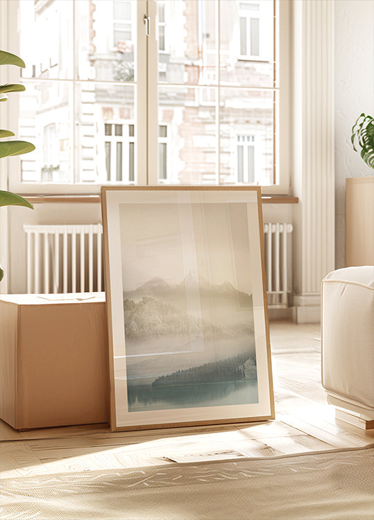 Plakat Waniliowy Krajobraz III