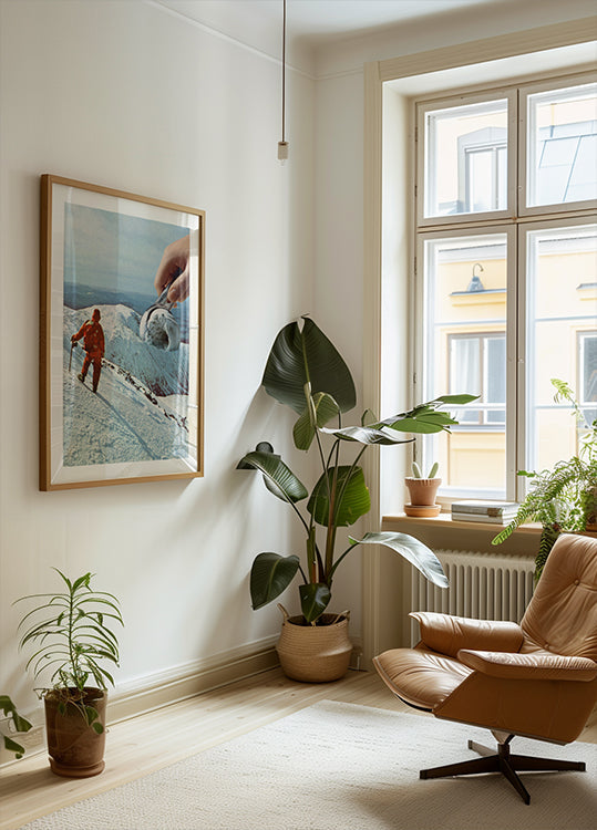 Lodowa Góra - Plakat z ciasteczkami i kremem