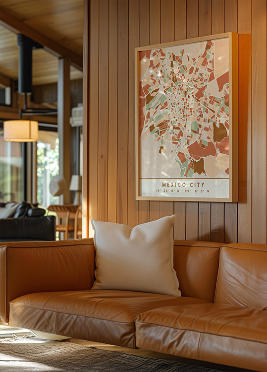 Czarny plakat z mapami odcieni ziemi 52