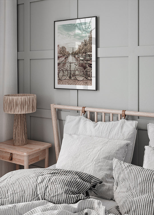 Typowy Amsterdam | Plakat w miejskim stylu vintage