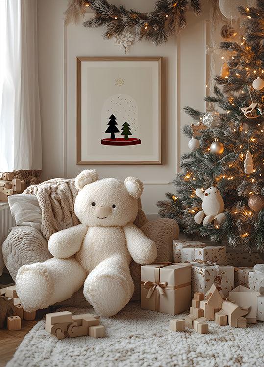 Plakat „Tańczące płatki śniegu”.