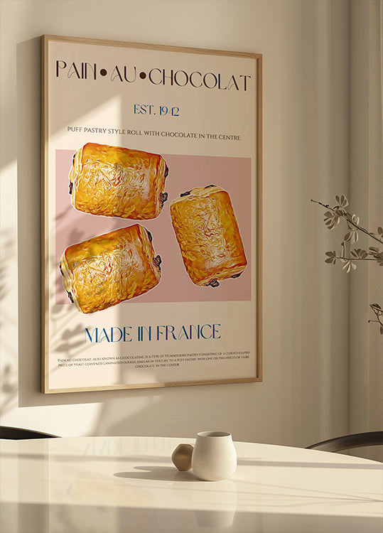 Plakat Pain Au Chocolat Delight