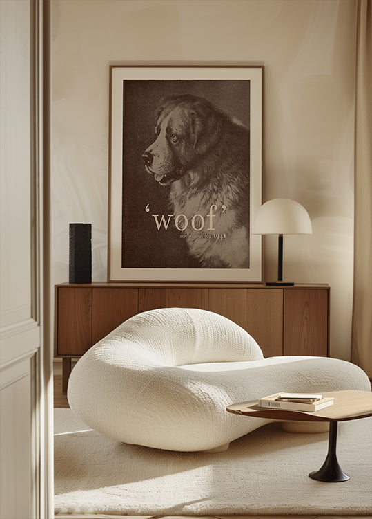 Słynny plakat z cytatem o psie