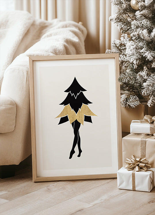 Plakat Lady Gagi na Boże Narodzenie (wers. 2).