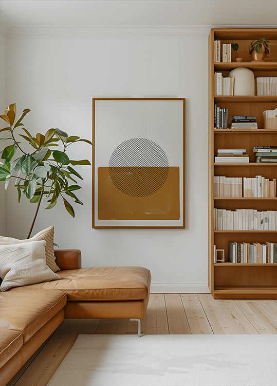 Plakat w paski horyzontu