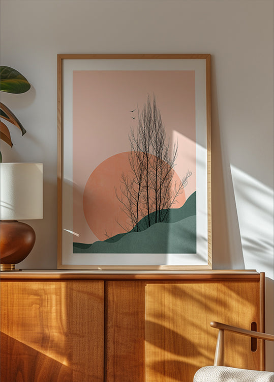 Plakat Wspomnienia o zachodzie słońca