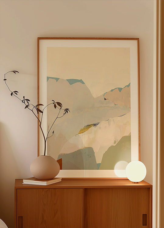 Plakat Peachy Mountain Range 2