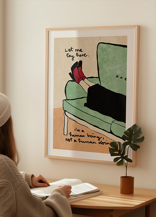 Pozwól mi tu położyć Plakat