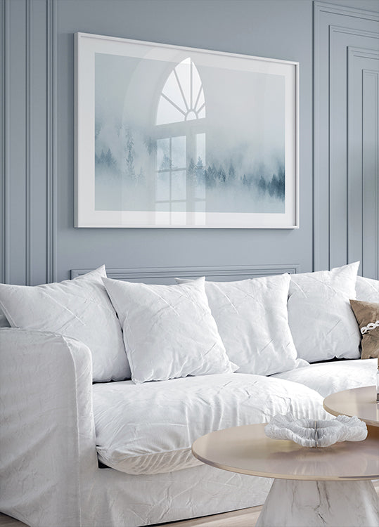 Plakat Mgliste Sosny