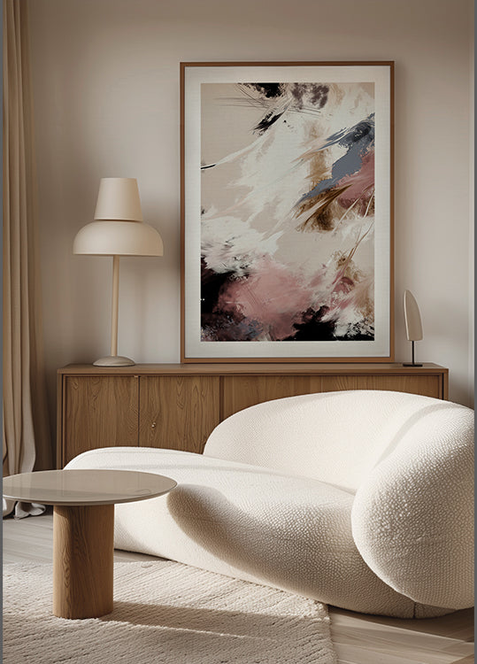 Plakat rozchlapane chmury