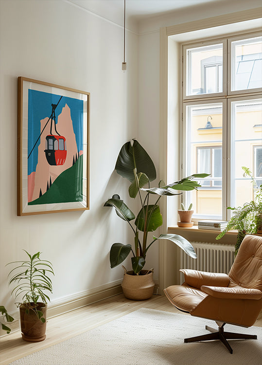Plakat w Alpach Allgäu