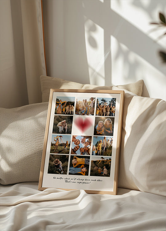 Plakat z kolażem zdjęć z mojego pierwszego roku