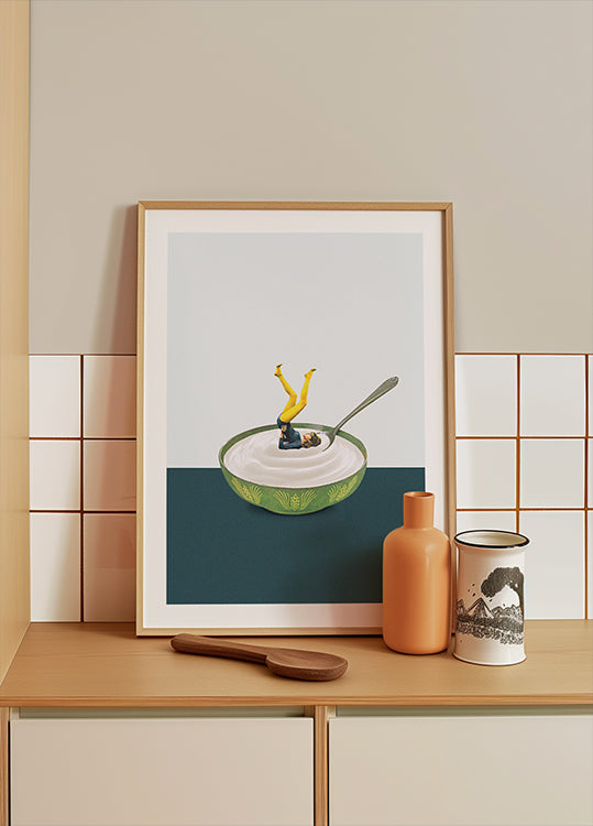 Joga w moim jogurcie Plakat