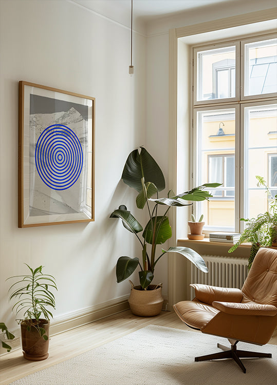 Plakat Niebieskie Echa