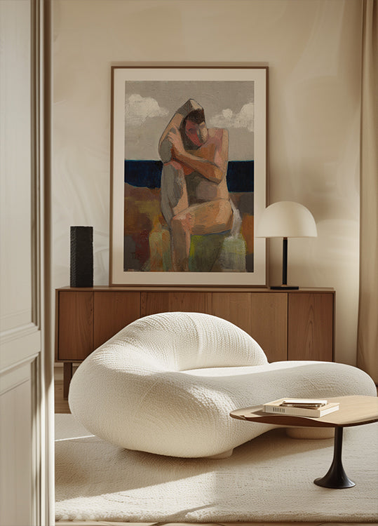 Plakat kąpiący się