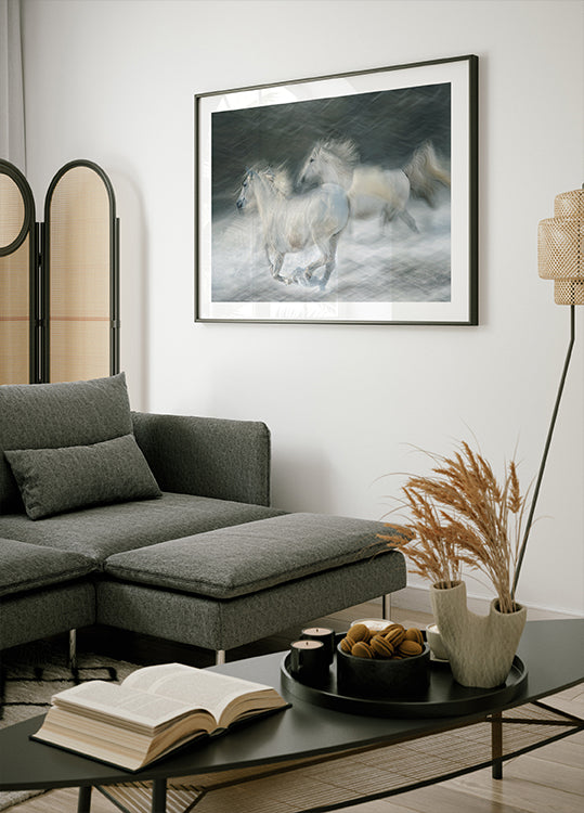 galop w pojedynku Plakat