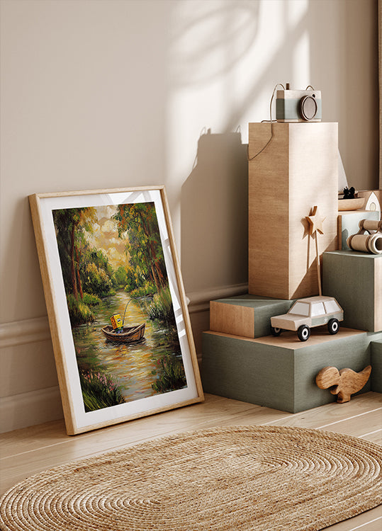 Plakat Bob nad rzeką