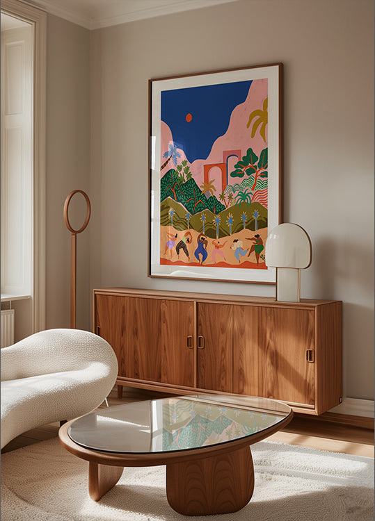 Plakat „Taniec w raju”.