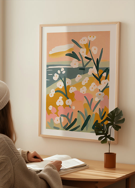 Plakat Płatki przy brzegu