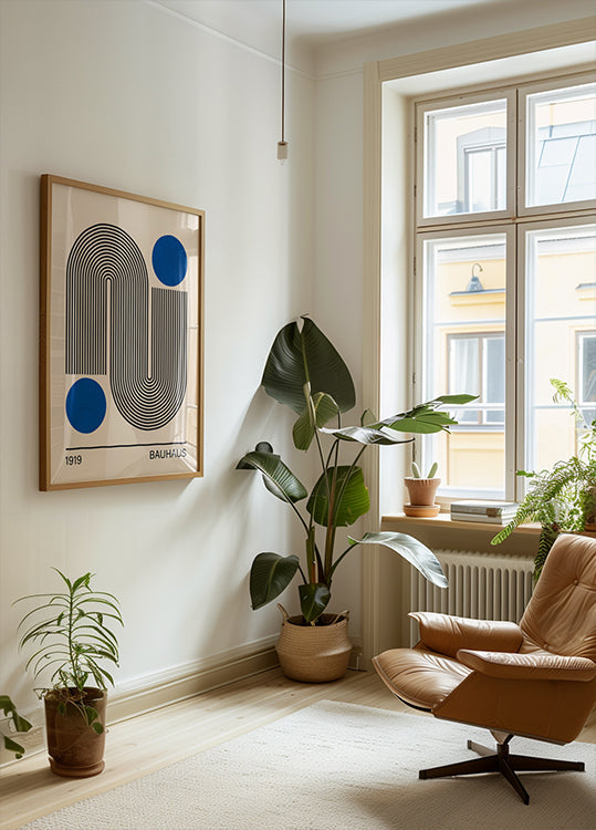 Plakat sztuki Bauhausu 2